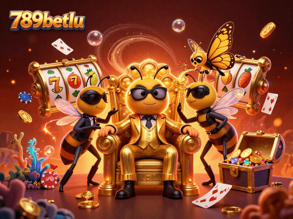 Experience thrilling gaming at 789betlu with colorful slot machines and dynamic casino atmosphere.