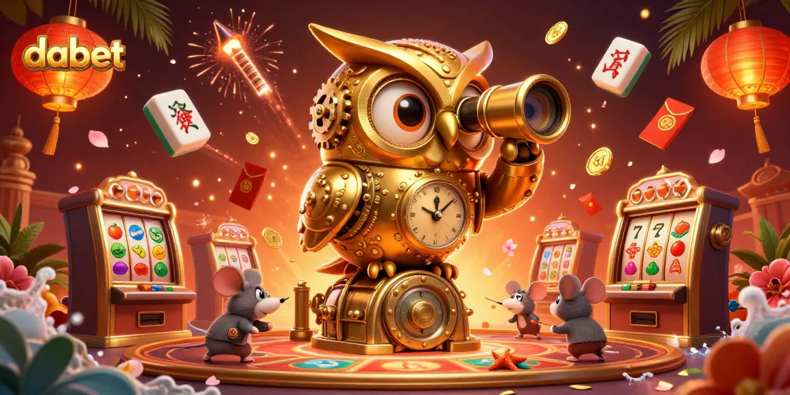 dabet captures the excitement of slot machines in a vibrant casino scene, showcasing dynamic jackpot elements.