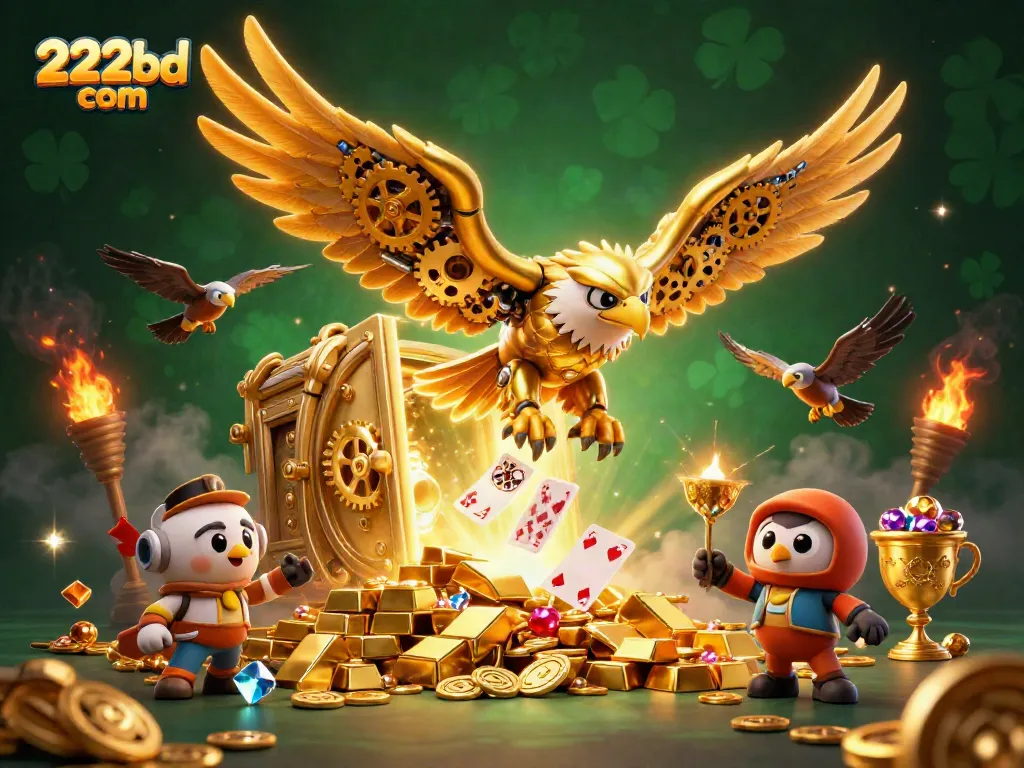 Experience the thrill of winning at 222bd com with golden treasures and vibrant casino elements.