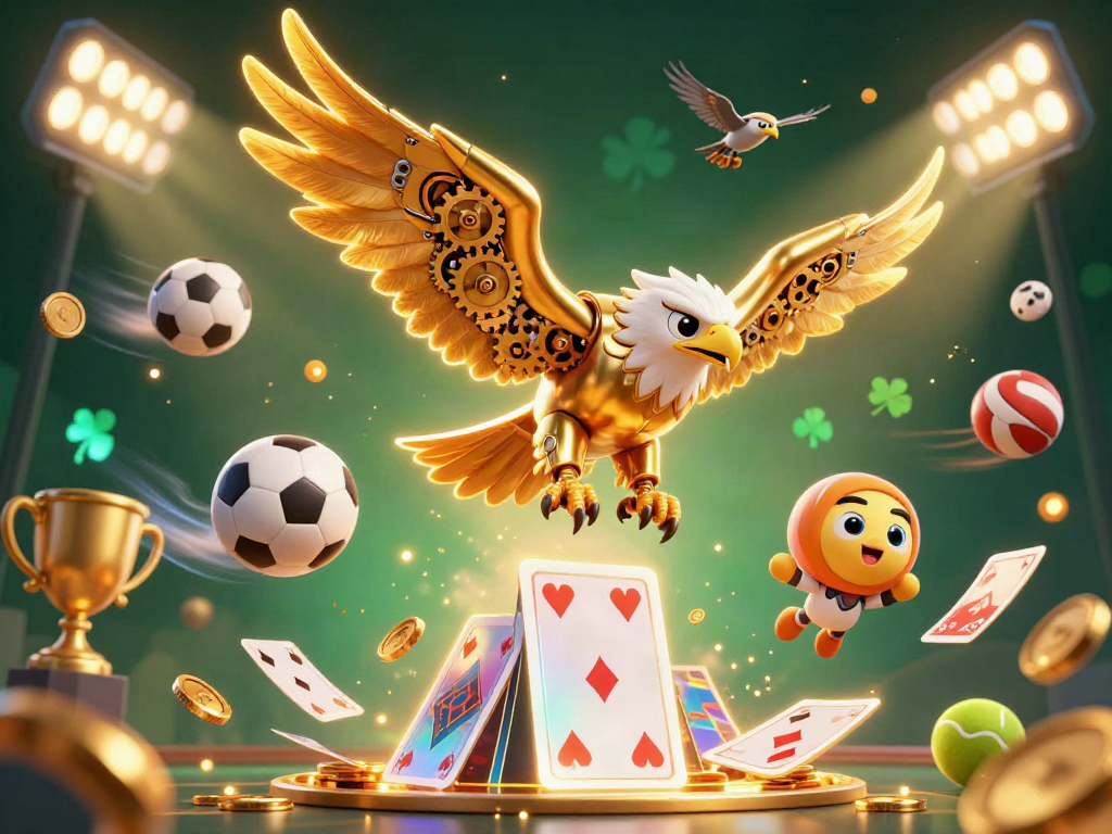 Engage in the thrilling c168 gaming experience with a stunning 3D representation of sports and casino elements.
