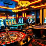 Experience the thrill of playing at loto188.gb.net with vibrant poker chips and roulette displays.