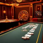 Experience the excitement of the rikvip online casino with vibrant poker action and luxury decor.