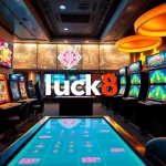 Experience the thrilling world of online gaming at luck8win.live, featuring vibrant casino scenes and engaging gaming options.