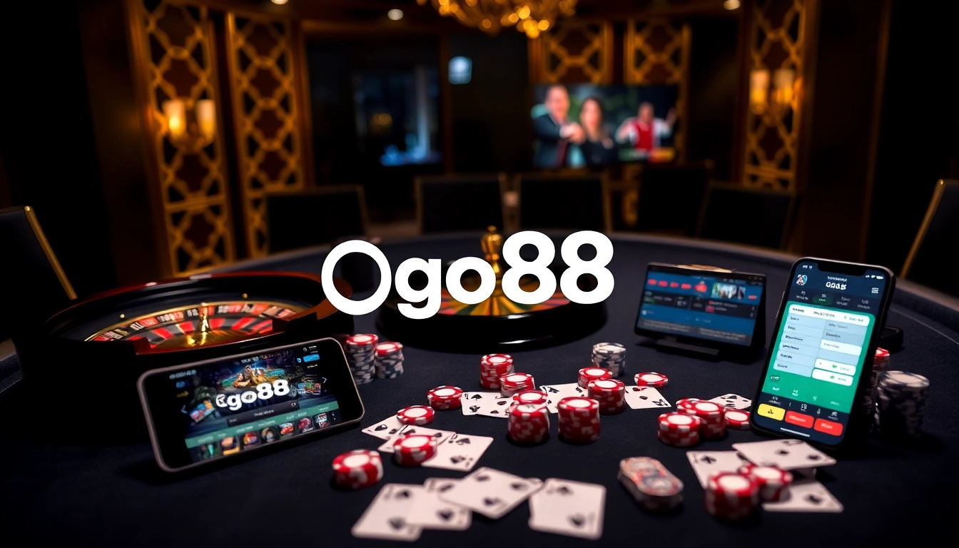 Experience thrilling gaming at go88 with vibrant casino tables and modern betting interfaces.