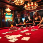 Experience excitement at HU 88's luxurious casino with vibrant gaming tables and winning moments.