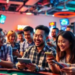 Exciting online game session on sbobet.dance, showcasing diverse players engaged in various betting activities.