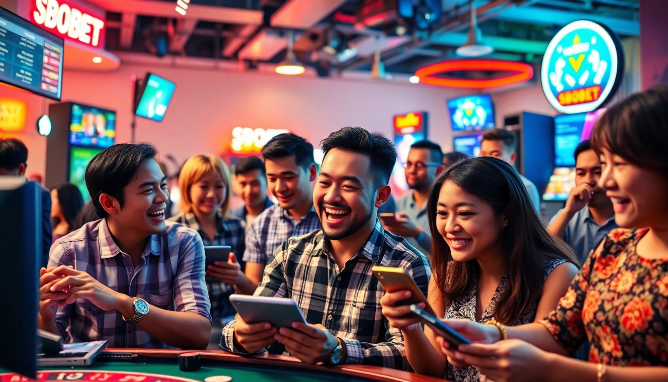 Exciting online game session on sbobet.dance, showcasing diverse players engaged in various betting activities.