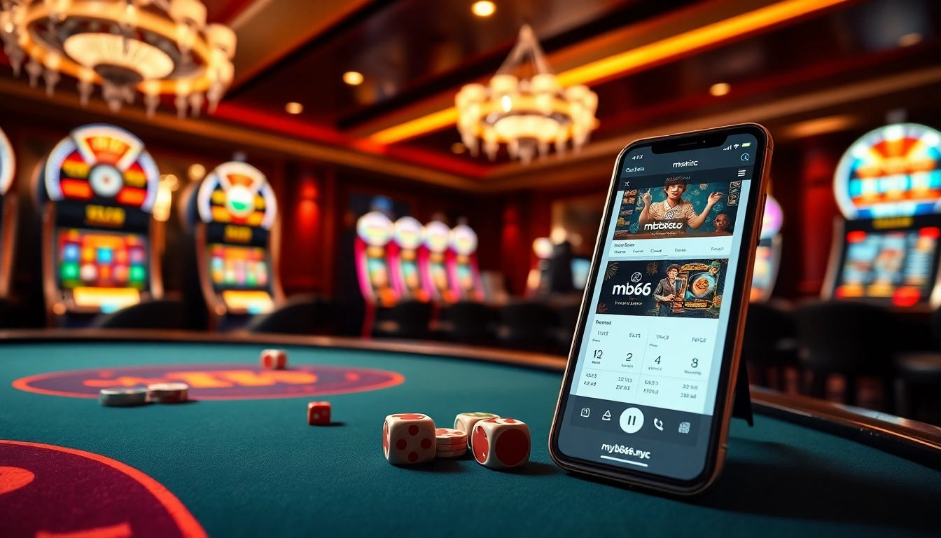 Experience high-stakes gaming at mb66.nyc with vibrant casino tables and thrilling action.