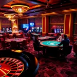 Players experience excitement at the roulette table in a vibrant casino setting at https://mb66.ski/.